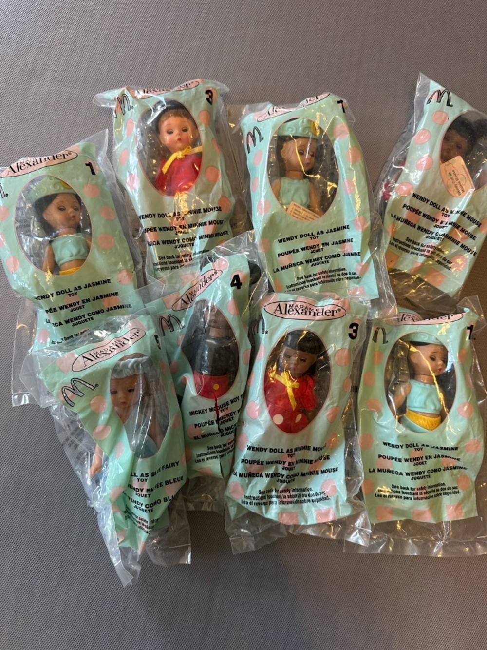 McDonald’s Disney Madame Alexander Mini Wendy & Mickey Doll